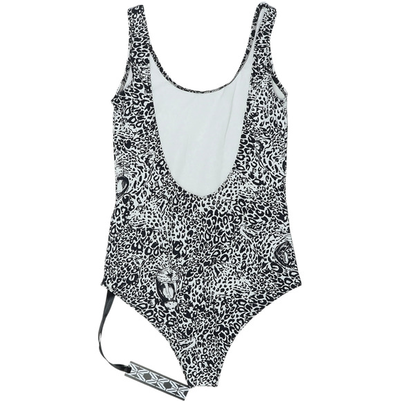 MARCELL VON BERLIN leopard print one piece black white swimsuit Size XS / S NEW - Picture 2 of 6